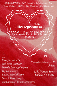 Honeycomb Valentine Market flier